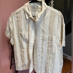 Madewell button down top